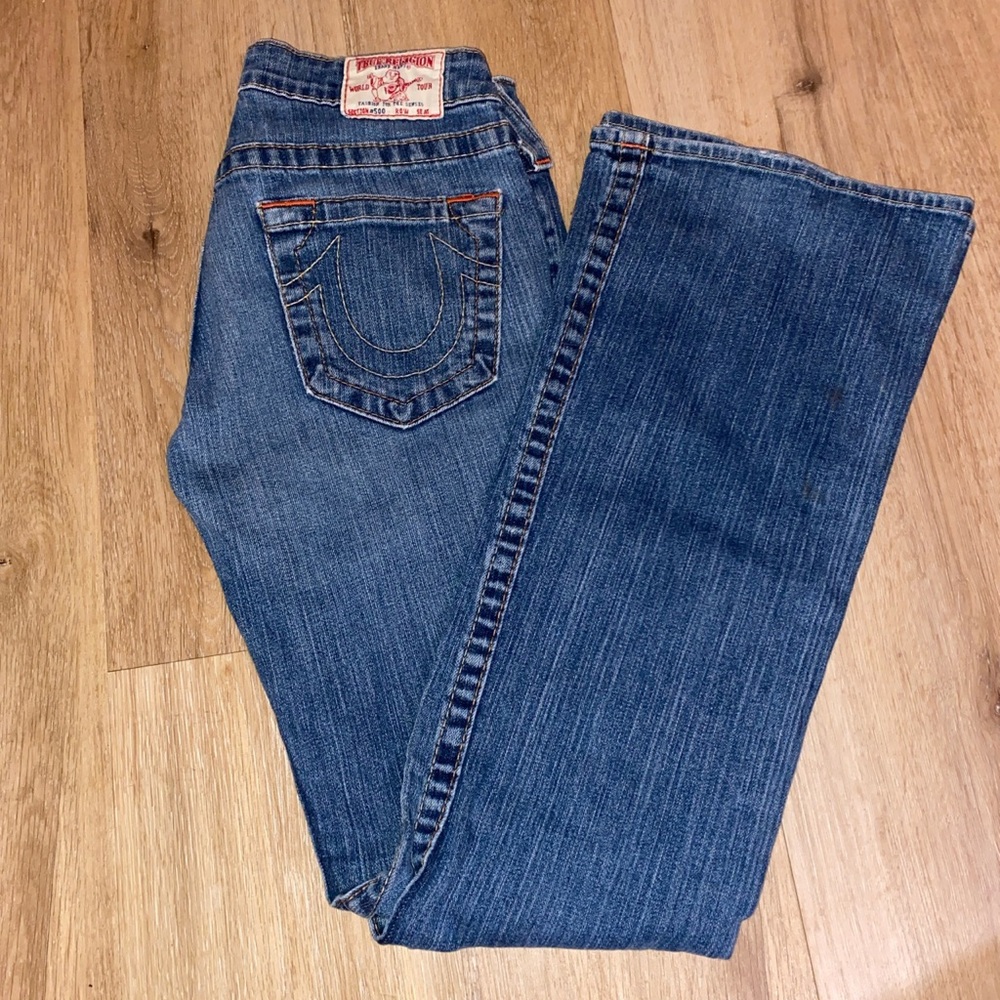 True Religion low rise flare jeans size 27